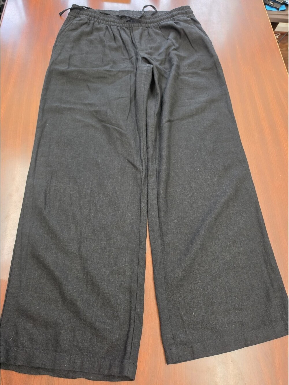 Old Navy Black Wide Leg Drawstring Pants